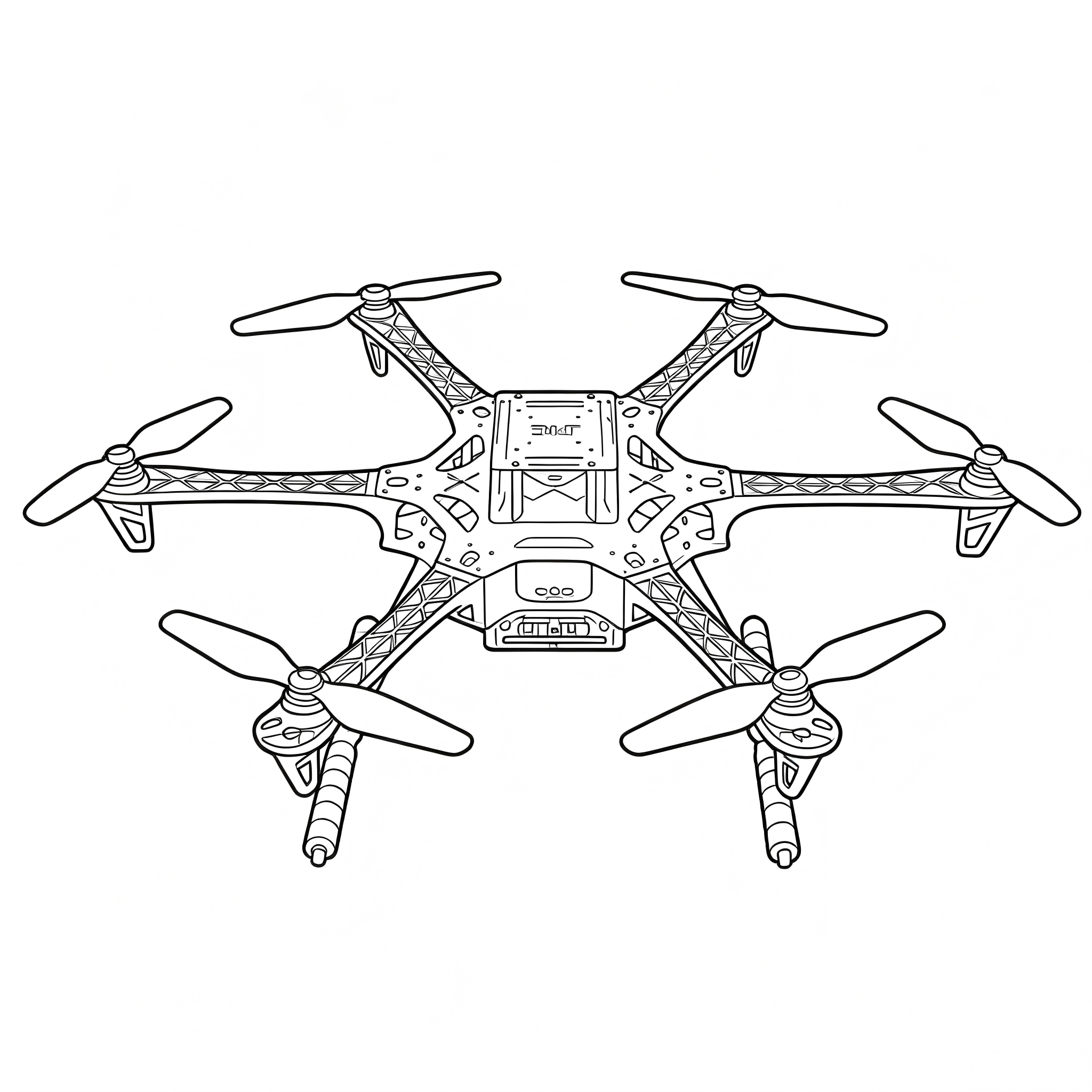 Drone Kit Hexacopter - S550 RC Hexacopter Drone Frame Kit