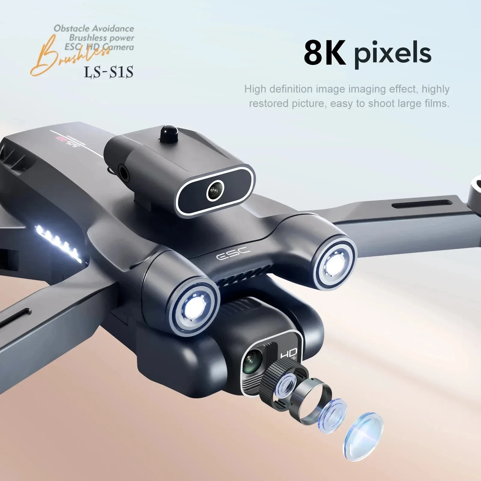 New S1S 5G GPS Drone Camera 8K - Drone Kit Professional recensie en prijs
