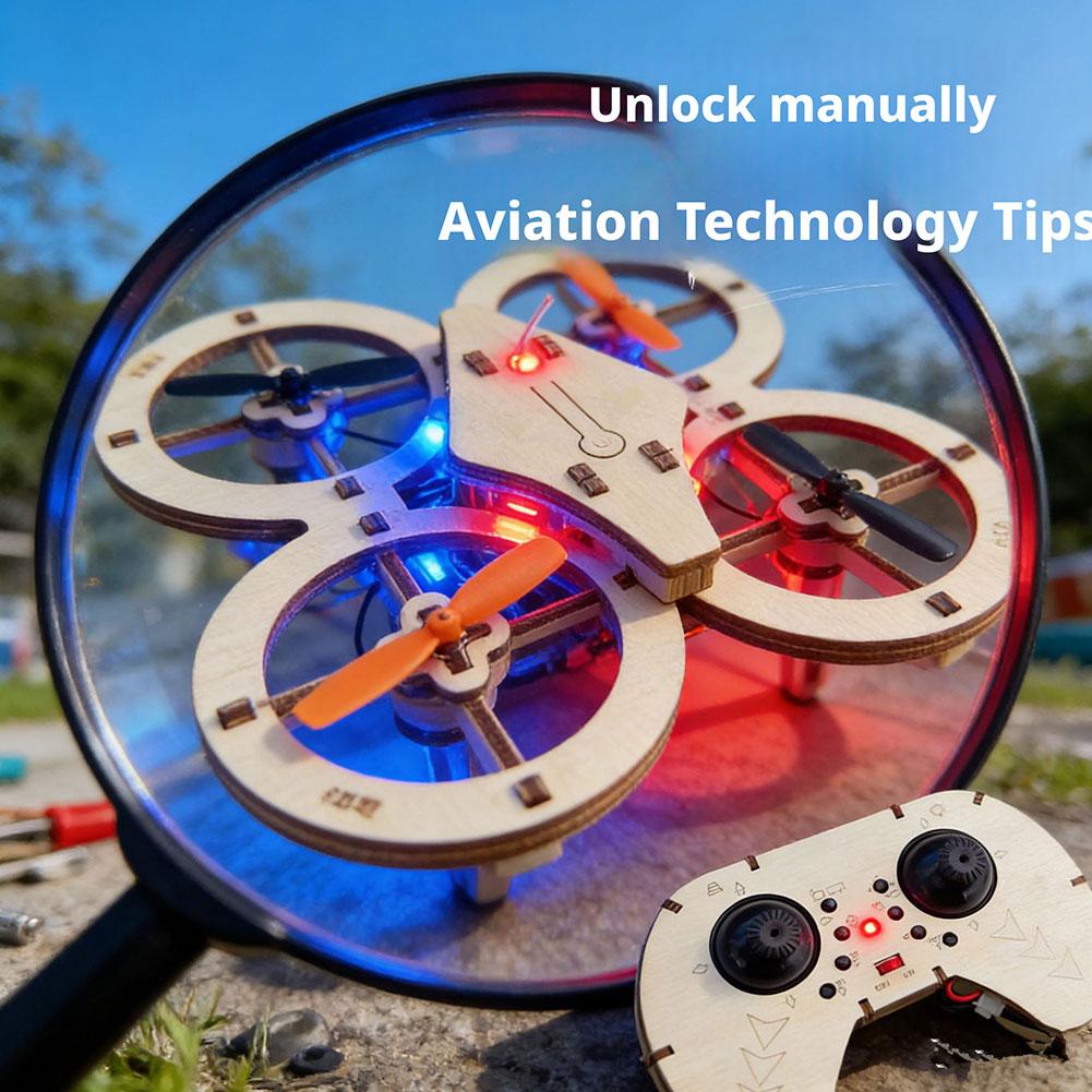 DIY Wooden RC Drone Quadcopter - Drone Kit Octocopter recensie en prijs