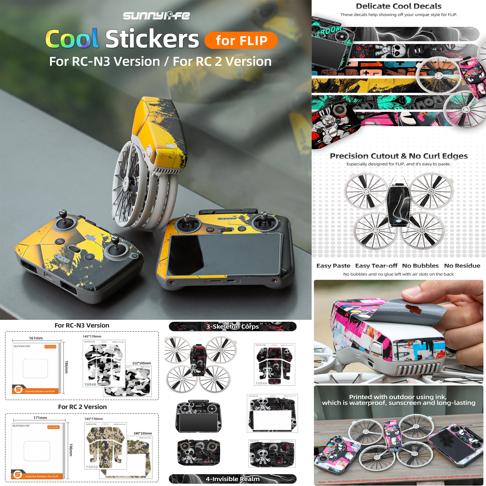 Sunnylife Sticker Kit for DJI  - Drone Kit Waterproof recensie en prijs