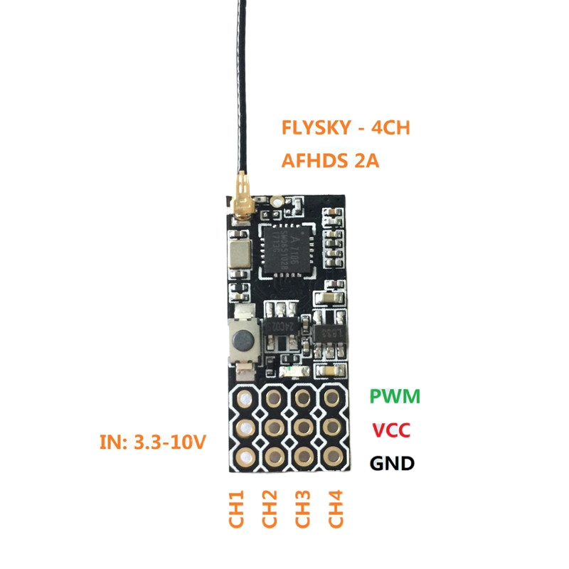 Flysky FS2A Mini Receiver 4CH  - Drone Kit Long Range recensie en prijs