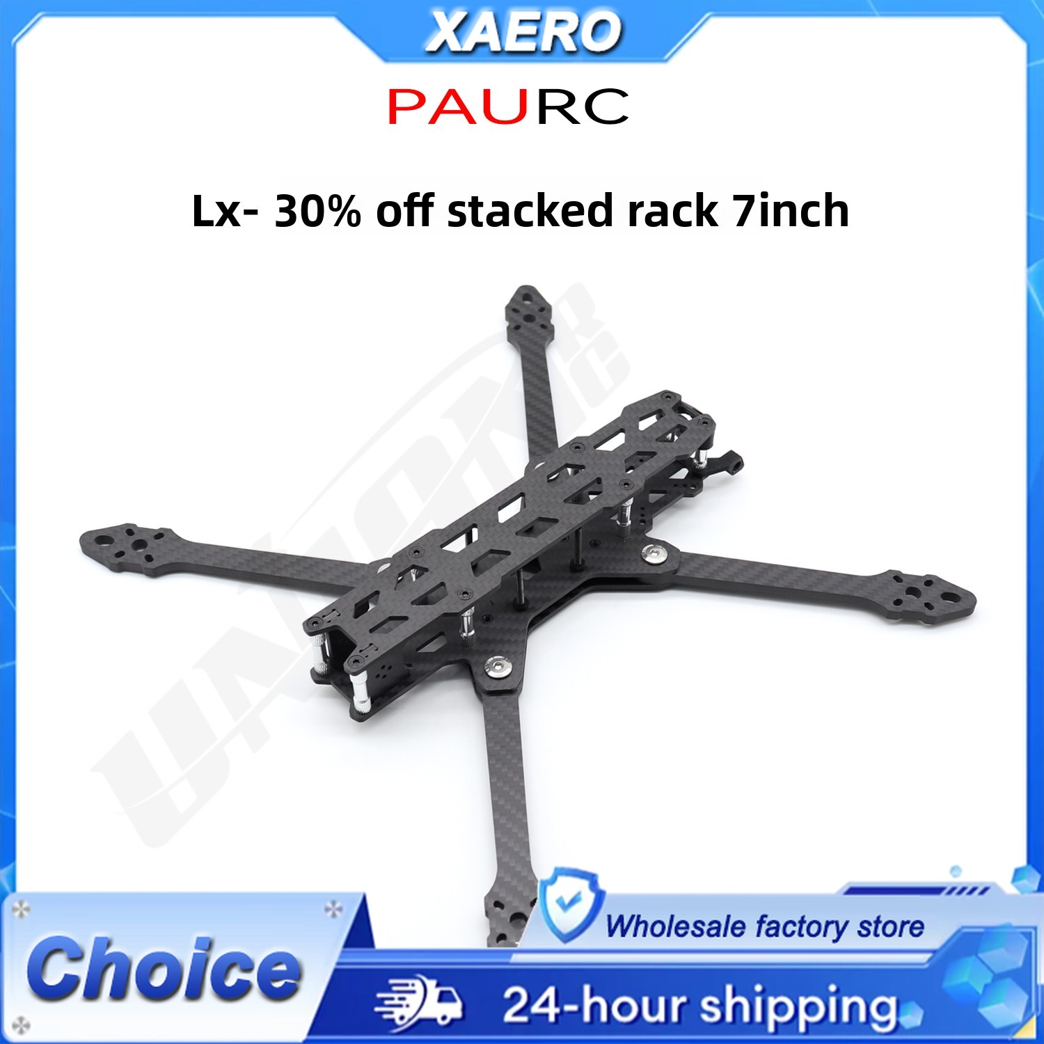 PAURC LX-7 Foldable 7 Inch FPV - Drone Kit Octocopter recensie en prijs