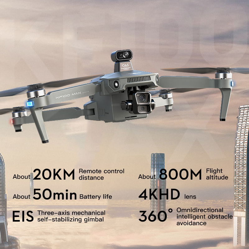 SJRC KF100 MAX 8K UHD Photo HD - Drone Kit Professional recensie en prijs