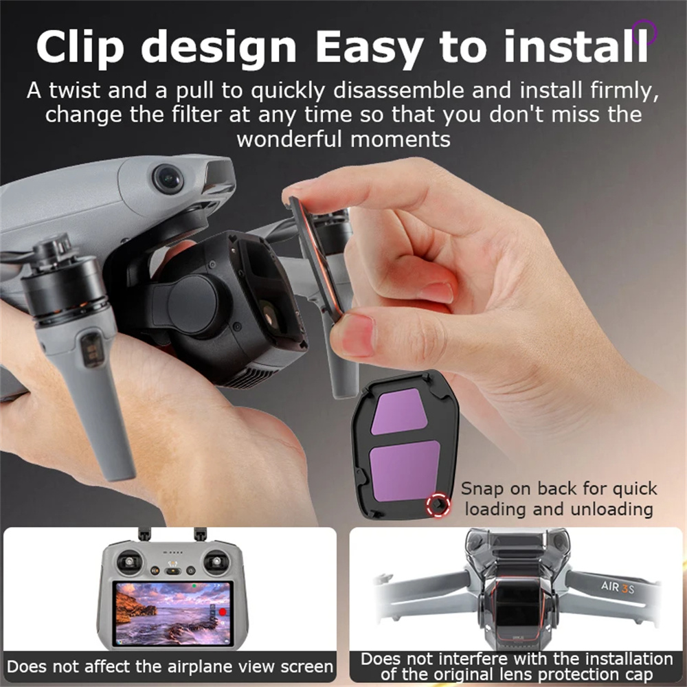 For DJI Air 3S Camera Lens Fil - Drone Kit Waterproof recensie en prijs