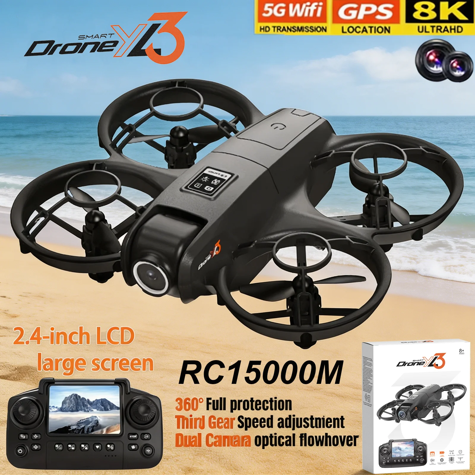 New YL3 RC Drone 8K 1080P Wide - Drone Kit Professional recensie en prijs
