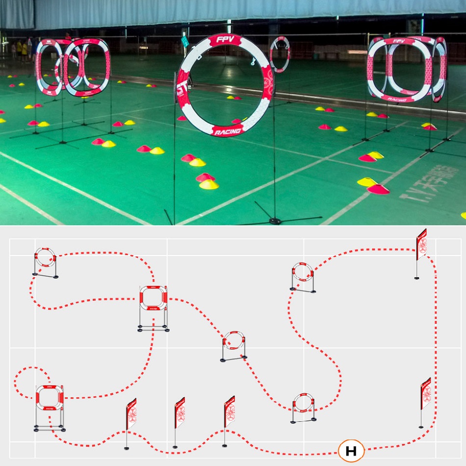FPV Racing goal Gate airplane  - Drone Kit Vtol recensie en prijs