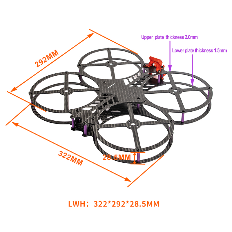 NEW 5 inch AOS Cine O5 EVO V1. - Drone Kit Racing recensie en prijs