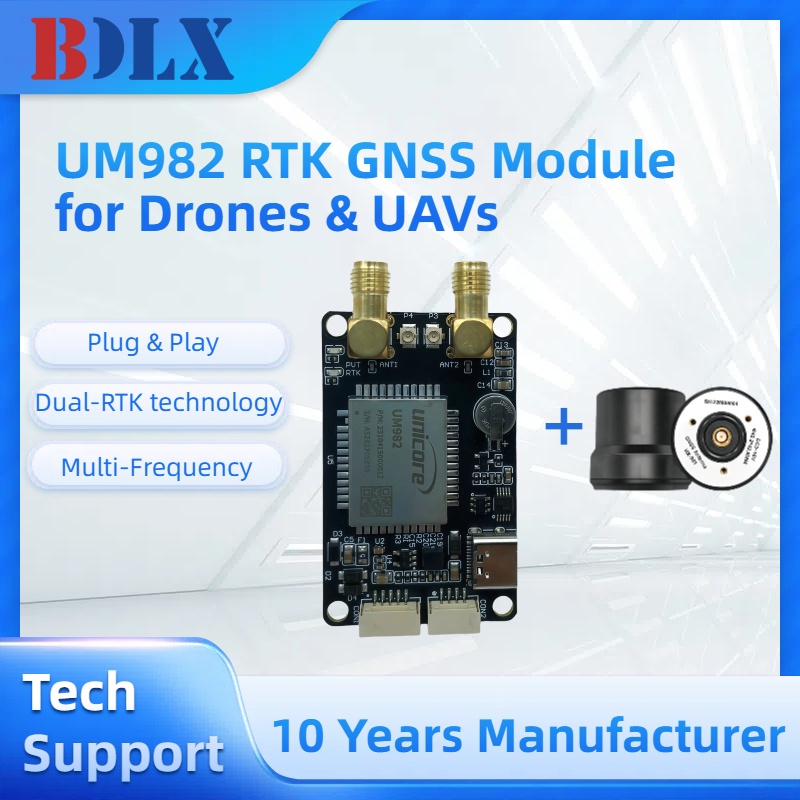 UM982 Dual Antenna RTK GNSS Mo - Drone Kit Hexacopter recensie en prijs