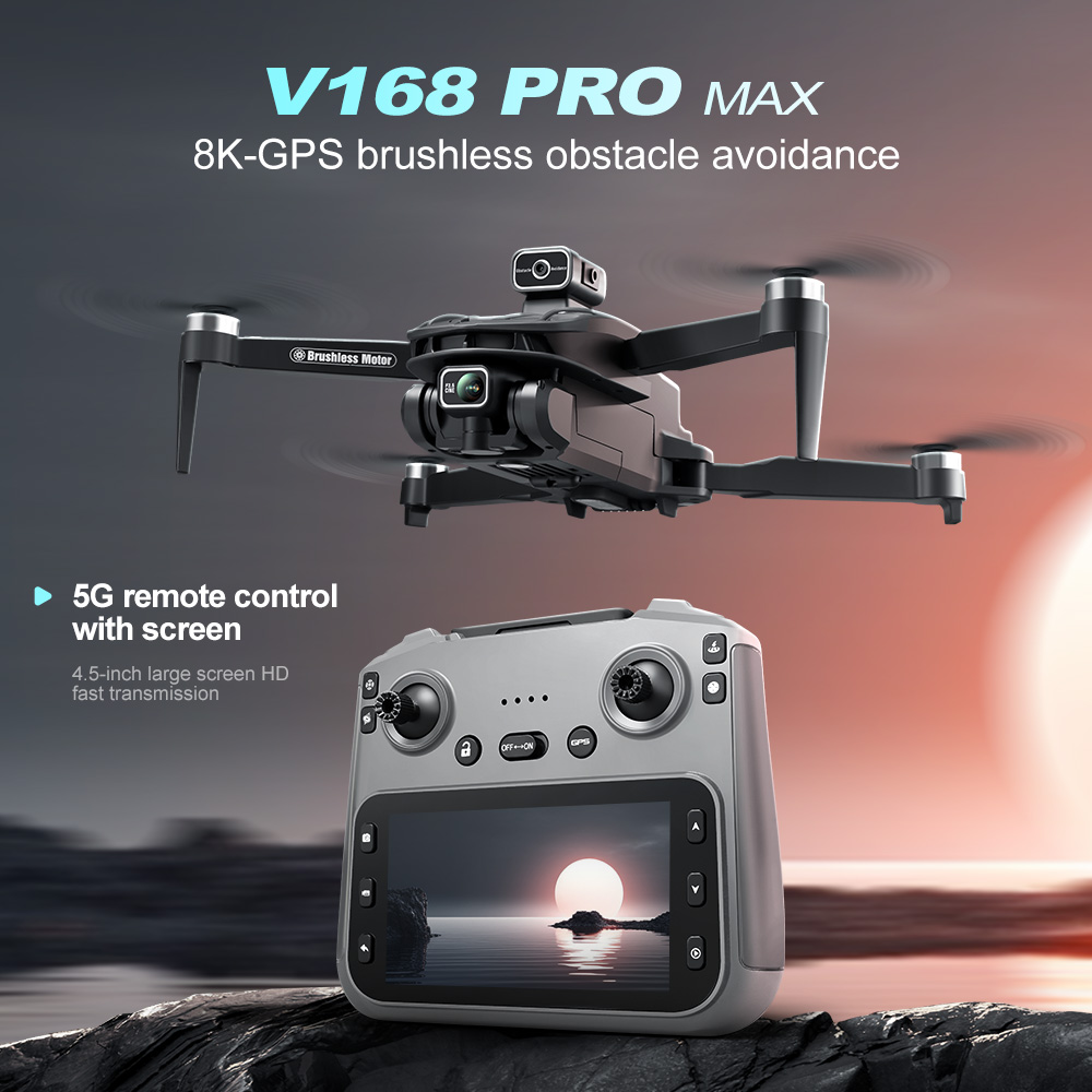 Lenovo V168 MAX 8K HD Drone 5G - Drone Kit Long Range recensie en prijs